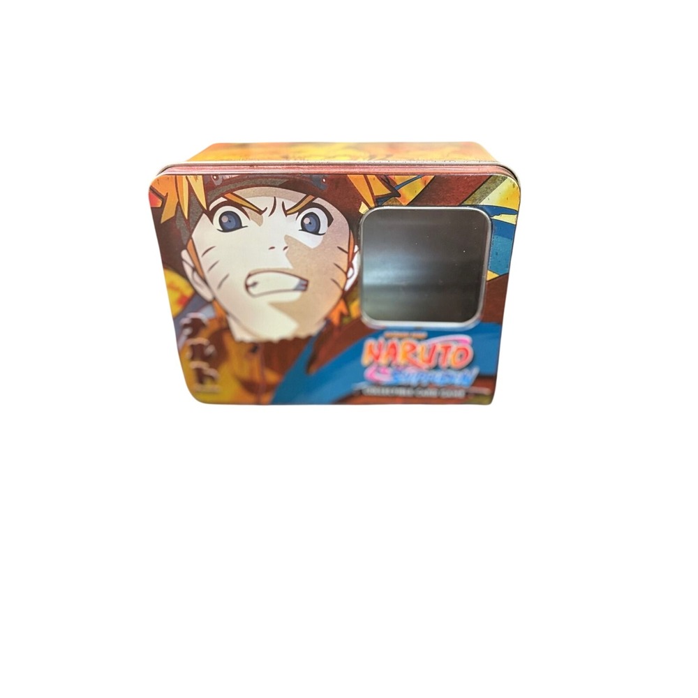 Naruto Shippuden CCG Series 4 Tin 1 of 3 Bandai 2008 Collectible Card Case Empty